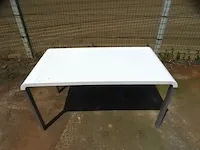 Tafel kunststof wit - afbeelding 2 van  3