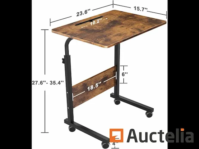 Tafel laptop met wielen ondersteuning - afbeelding 6 van  8