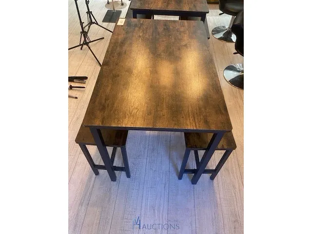 Tafel met 2 bankjes - afbeelding 1 van  3
