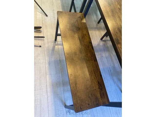 Tafel met 2 bankjes - afbeelding 2 van  3