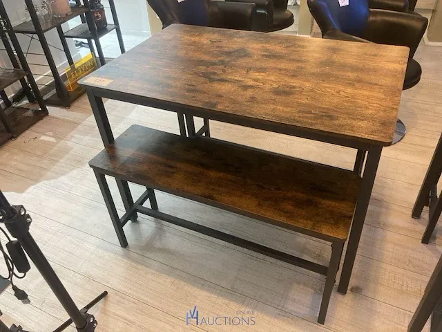 Tafel met 2 bankjes - afbeelding 1 van  3