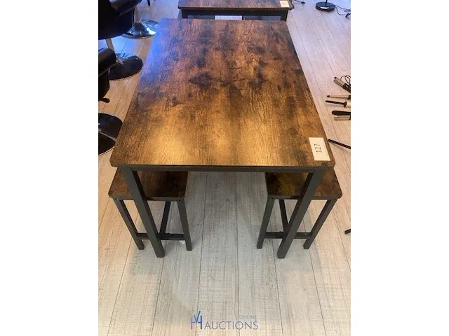 Tafel met 2 bankjes - afbeelding 2 van  3