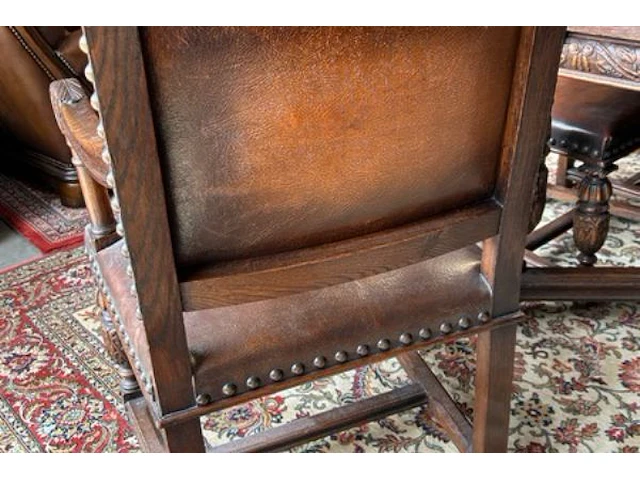 Tafel met 6 stoelen / uitschuifbaar - afbeelding 11 van  20