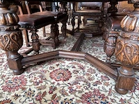 Tafel met 6 stoelen / uitschuifbaar - afbeelding 14 van  20