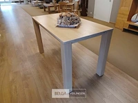 Tafel met blad in eik fineer - afbeelding 2 van  2