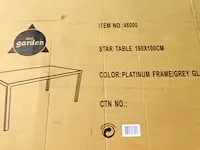 Tafel met glazenblad - afbeelding 2 van  4