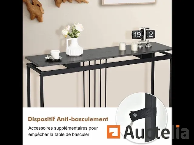 Tafel meubilair zwarte invoerconsole - afbeelding 2 van  9