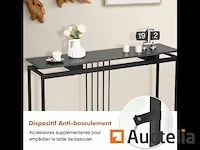 Tafel meubilair zwarte invoerconsole - afbeelding 2 van  9