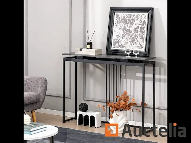 Tafel meubilair zwarte invoerconsole - afbeelding 5 van  9