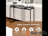 Tafel meubilair zwarte invoerconsole - afbeelding 7 van  9