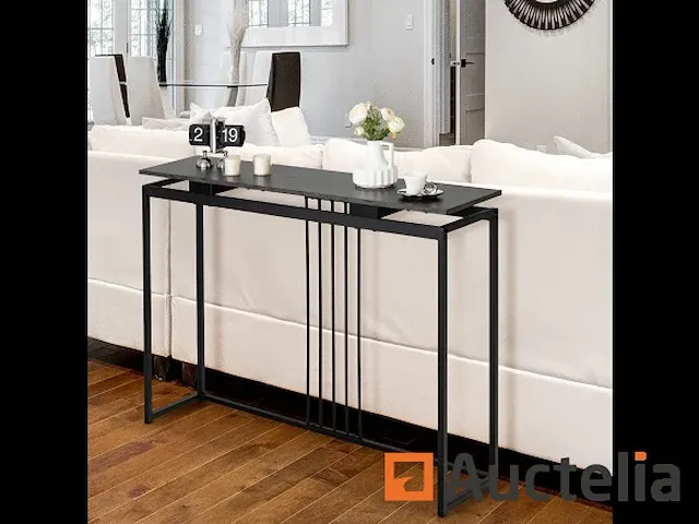 Tafel meubilair zwarte invoerconsole - afbeelding 8 van  9
