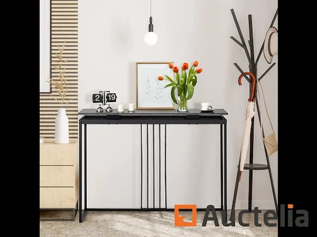 Tafel meubilair zwarte invoerconsole - afbeelding 9 van  9