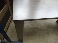 Tafel modern uitlengbaar + 4 stoelen - afbeelding 2 van  3