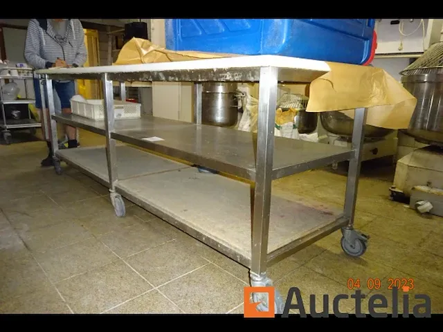 Tafel roestvrij staal - afbeelding 1 van  3