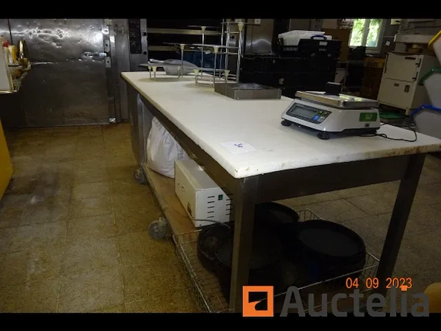 Tafel roestvrij staal - afbeelding 1 van  2