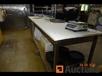 Tafel roestvrij staal - afbeelding 1 van  2