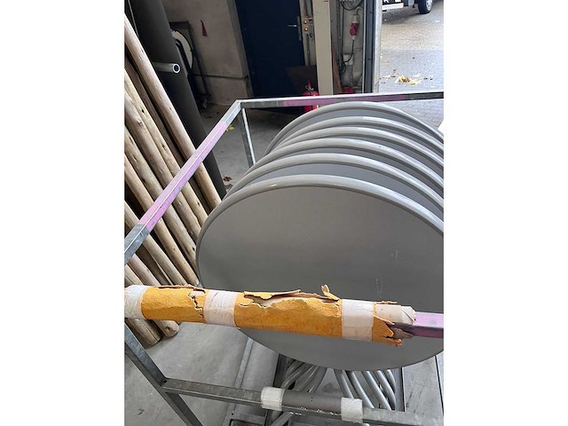 Tafel rond 85cm (6x) - afbeelding 3 van  3