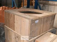 Tafel rond gat afneembaar deksel 1x - afbeelding 1 van  1