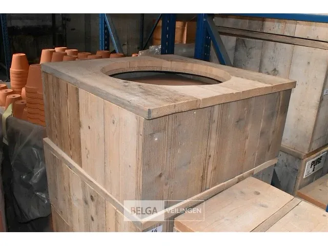 Tafel rond gat afneembaar deksel 1x - afbeelding 1 van  1