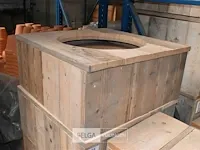 Tafel rond gat afneembaar deksel 1x - afbeelding 1 van  1