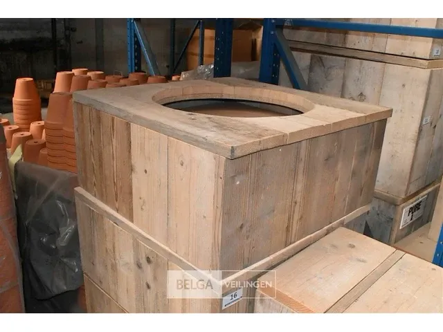 Tafel rond gat afneembaar deksel 1x - afbeelding 1 van  1