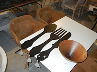 Tafel stoelen en deco - afbeelding 1 van  2