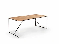 Tafel toudt-160/nbl in massieve mango
