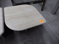 Tafel travertin 59cmx59cm - afbeelding 1 van  2