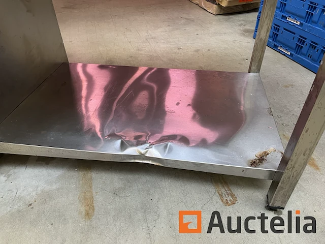 Tafel van voorbereiding roestvrij staal - afbeelding 2 van  7