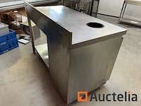 Tafel van voorbereiding roestvrij staal - afbeelding 5 van  7