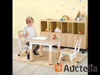 Tafel voor kinderen met 2 stoelen - afbeelding 4 van  8