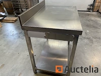 Tafel voorbereiding roestvrij staal - afbeelding 3 van  4