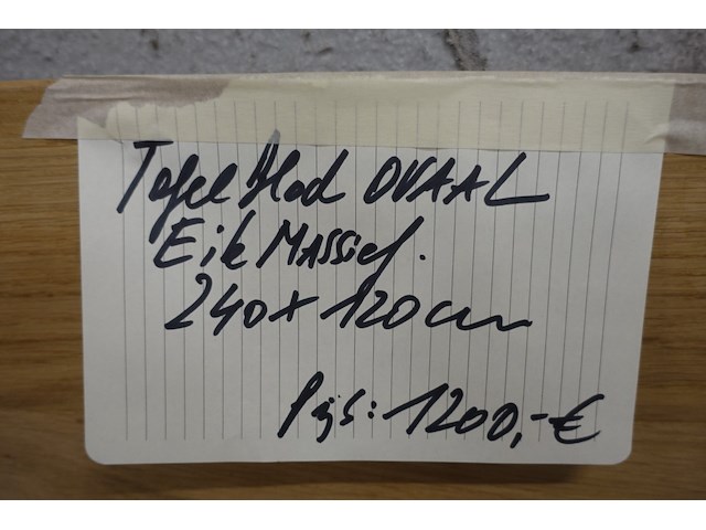 Tafelblad eik - afbeelding 3 van  3