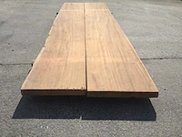 Tafelblad extra breed afselia 4250 x 1340 x 85 mm - afbeelding 2 van  7