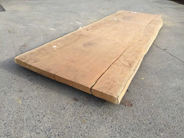 Tafelblad extra breed afselia 4250 x 1500 x 80 mm - afbeelding 7 van  13
