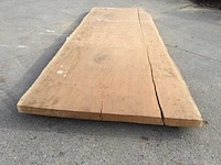 Tafelblad extra breed afselia 4250 x 1500 x 80 mm - afbeelding 8 van  13