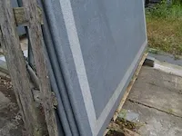 Tafelblad graniet blauw verzoet met design 220x100x3 - afbeelding 4 van  5