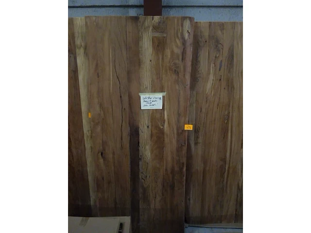 Tafelblad teak oud - afbeelding 1 van  2