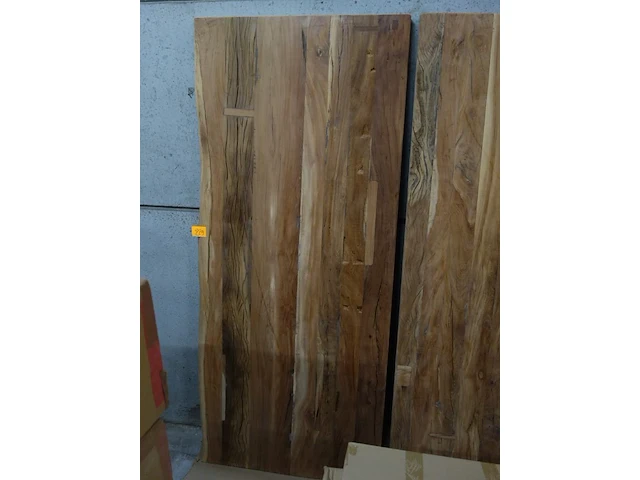 Tafelblad teak oud - afbeelding 1 van  2