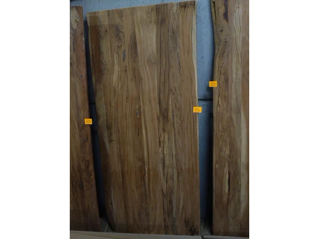 Tafelblad teak oud - afbeelding 1 van  2