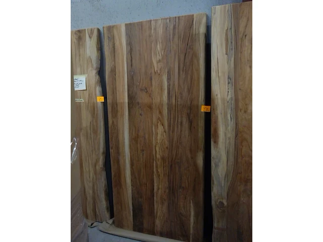 Tafelblad teak oud - afbeelding 1 van  2