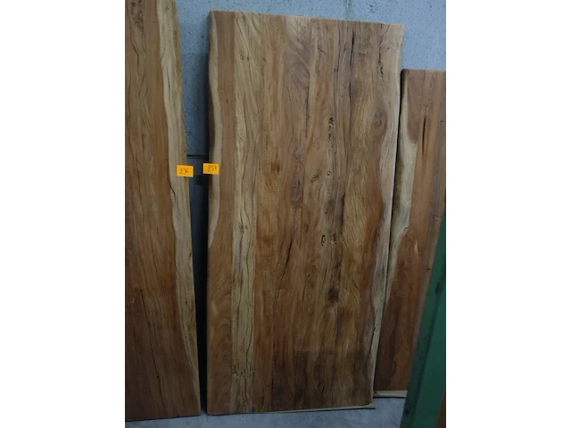 Tafelblad teak oud - afbeelding 1 van  2