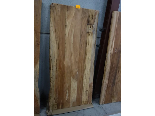 Tafelblad teak oud - afbeelding 1 van  2