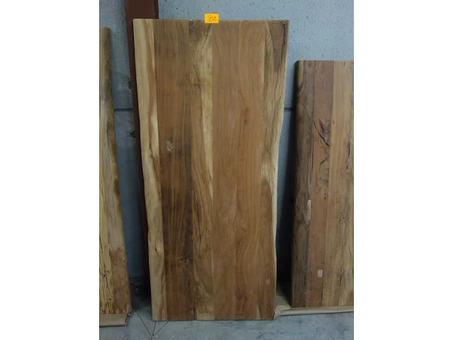 Tafelblad teak oud - afbeelding 1 van  2