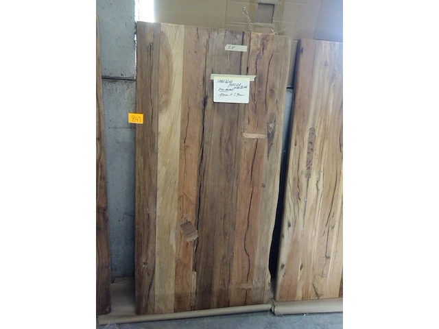 Tafelblad teak oud - afbeelding 1 van  2