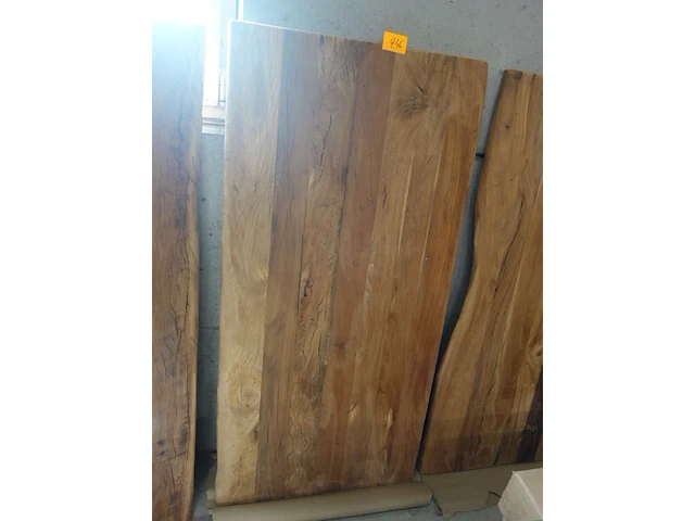 Tafelblad teak oud - afbeelding 1 van  2