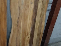 Tafelblad teak oud - afbeelding 1 van  2