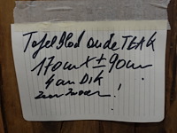 Tafelblad teak - afbeelding 3 van  3