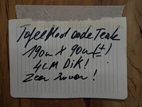 Tafelblad teak - afbeelding 3 van  3