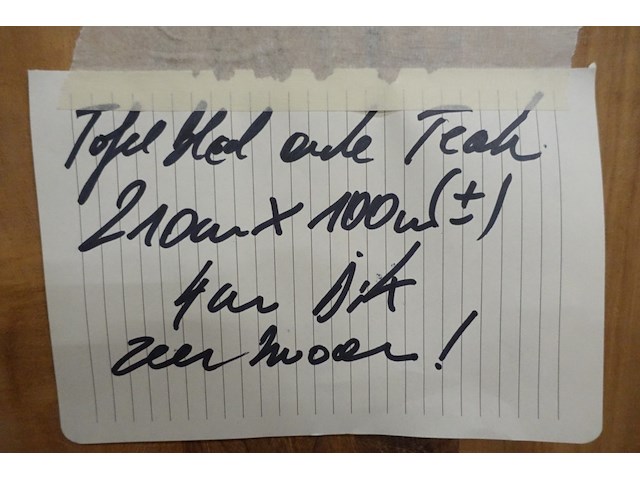 Tafelblad teak - afbeelding 3 van  3